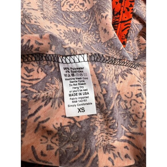 LuLaRoe Women's Orange & Black Dress - Picture 6 of 6